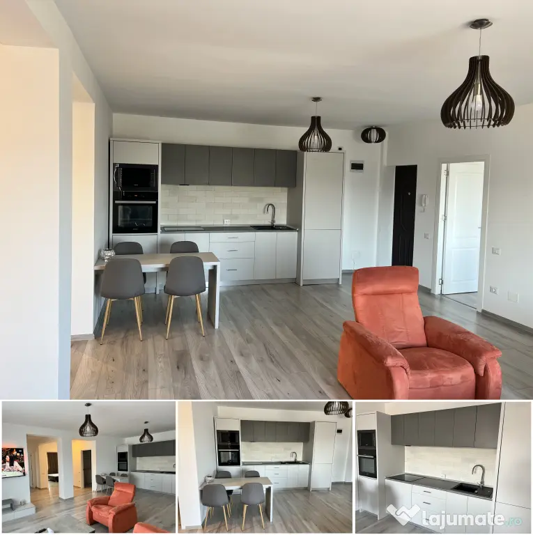 Apartament 4 camere - mobilat - priveliste spre lac - bloc nou - proprietar Central