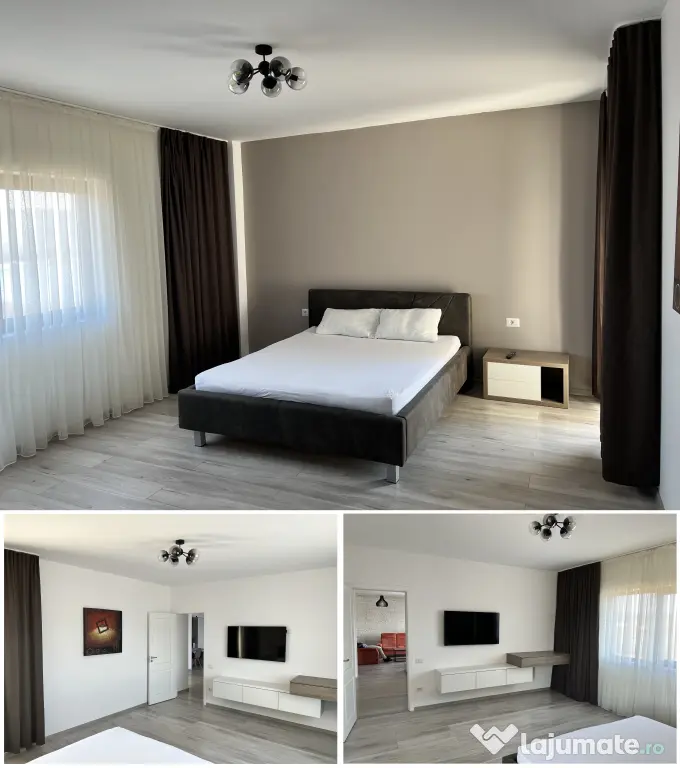 Apartament 4 camere - mobilat - priveliste spre lac - bloc nou - proprietar Central