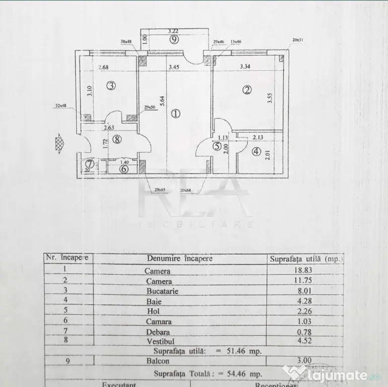 Apartament 2 camere, centrala, metrou timpuri noi - Bucuresti (Bucuresti-Ilfov)