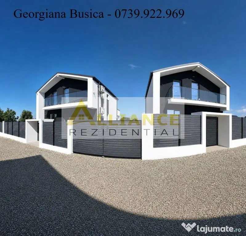 Casa individuala P+1E || 4 camere 2 bai || teren 300mp || Str Miorita - Berceni (Bucuresti-Ilfov)