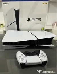 PS5 Slim 1TB Disc + Controller + 2 Jocuri | Stare Perfectă