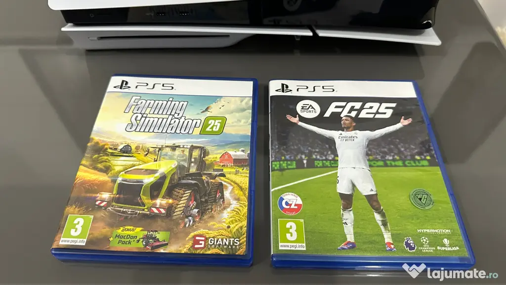 PS5 Slim 1TB Disc + Controller + 2 Jocuri | Stare Perfectă