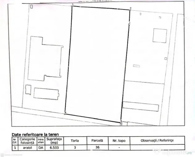 Oportunitate, teren vis-a-vis de aeroportul Craiova, 6500 mp - Craiova (Dolj)