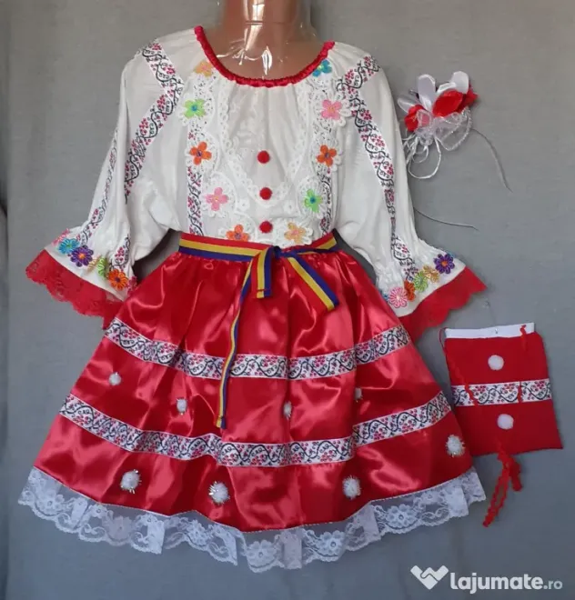 Costum popular pentru copii 4-5-6-7 ani
