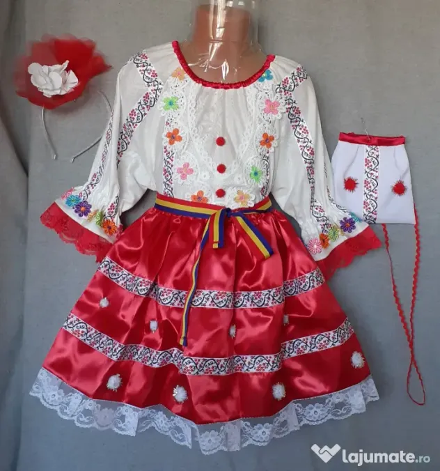 Costum popular pentru copii 4-5-6-7 ani