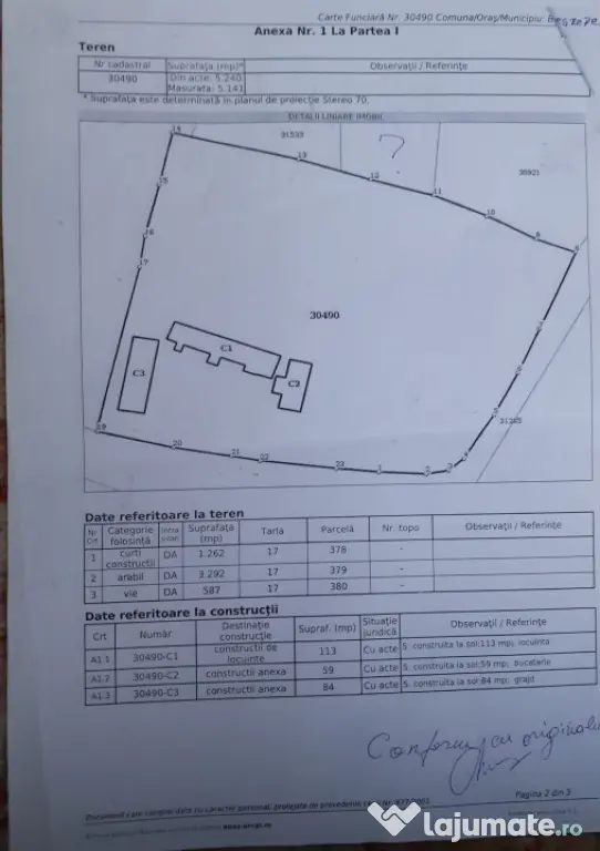 CASA DE VANZARE -COMUNA BESTEPE, TEREN 5165 MP - Bestepe (Tulcea)