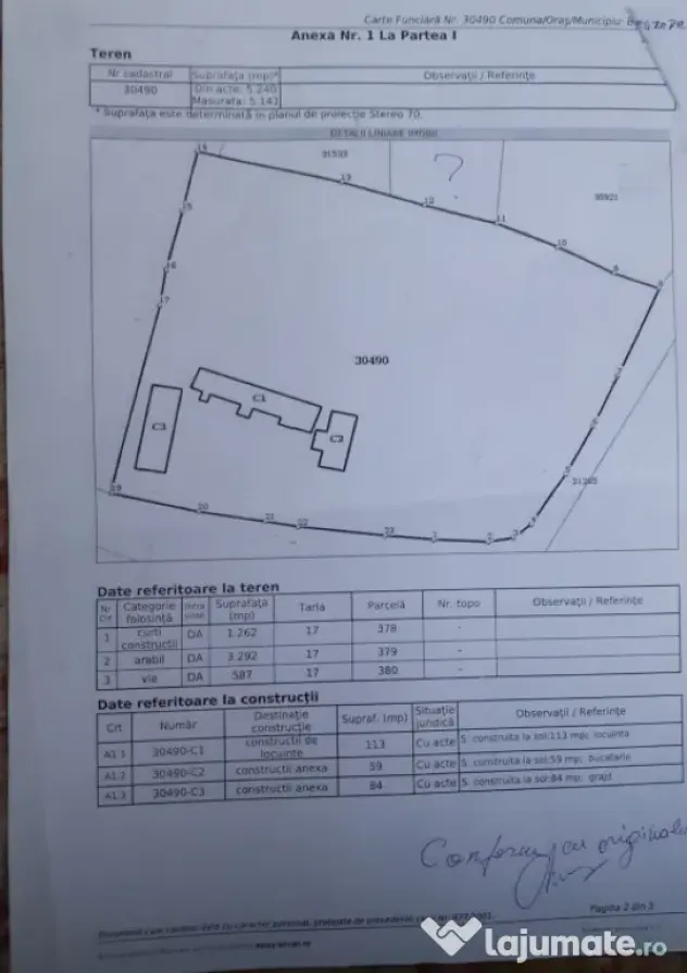 CASA DE VANZARE -COMUNA BESTEPE, TEREN 5165 MP - Bestepe (Tulcea)