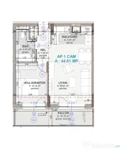 Apartament nou cu 2 camere Florești, Str. Eroilor 