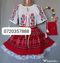 Costum popular pentru copii 4-5-6-7-8-9 ani 265 lei 