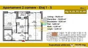 Apartament 2 Camere Sector 4 Zona Grand Arena 52.7Mp 