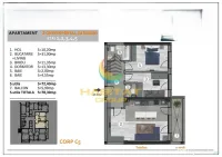 Apartament 3 camere + balcon in Popesti Leordeni 