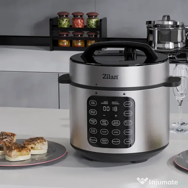 Aparat de gătit multifuncțional, extra box, 6L, 1000W, multicooker digital ZILAN / ZLN9580