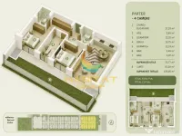 Vânzare Apartament 3 camere 72 mp | curte 56 mp - Popești Leordeni | Metrou 
