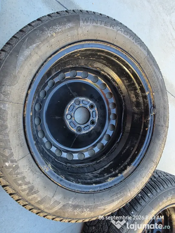 4 roți iarnă Ford R16 205/55 R16 Nankang 94V XL + jante SRD