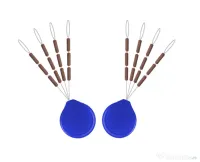 Stoper Wolfram Delphin The End, 2X7mm, G-Round, 24buc 