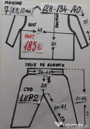 Costum Lup pentru copii 10-11-12-13 ani, 185 lei