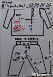 Costum Lup pentru copii 10-11-12-13 ani, 185 lei