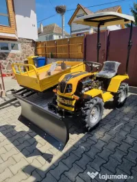 Ocazie unica vand minitractor Pro Garden Campo T12V25 4x4 nou in garantie 
