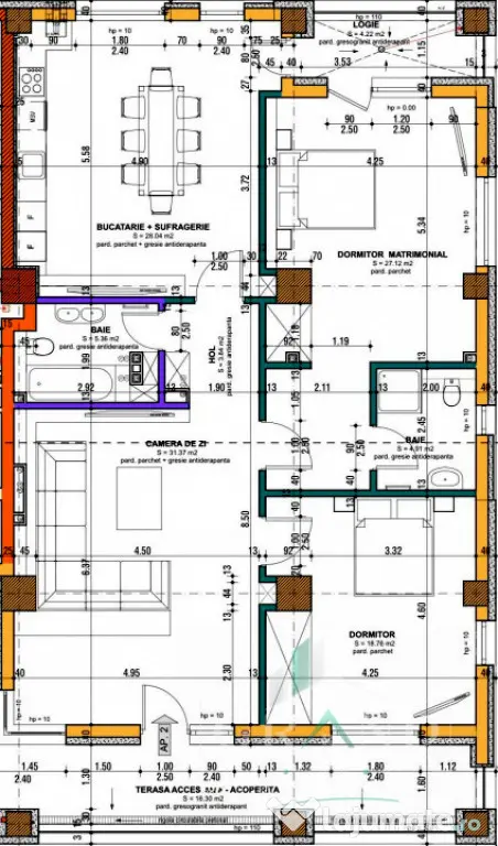 SPAȚIU COMERCIAL 120mp | 4 ÎNCĂPERI | 3 BAI | TERASĂ 20m - Floresti (Cluj)