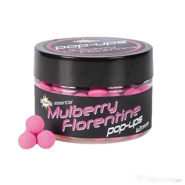 Pop-Up Dynamite Baits Mulberry Florentine Fluro 12Mm