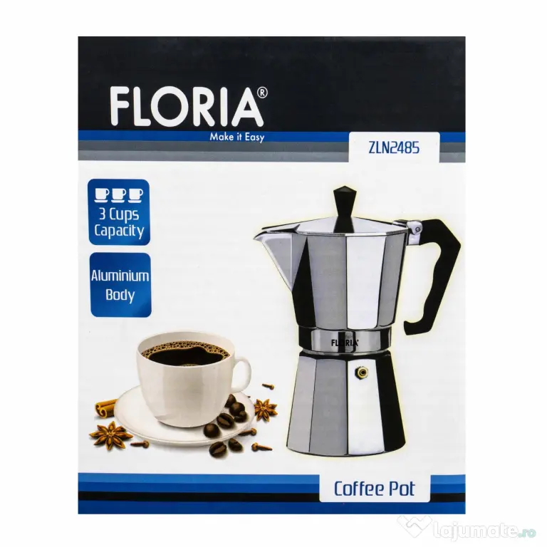 Cafetiera espresso, capacitate 3 cesti, 150 ml / ZLN 2485