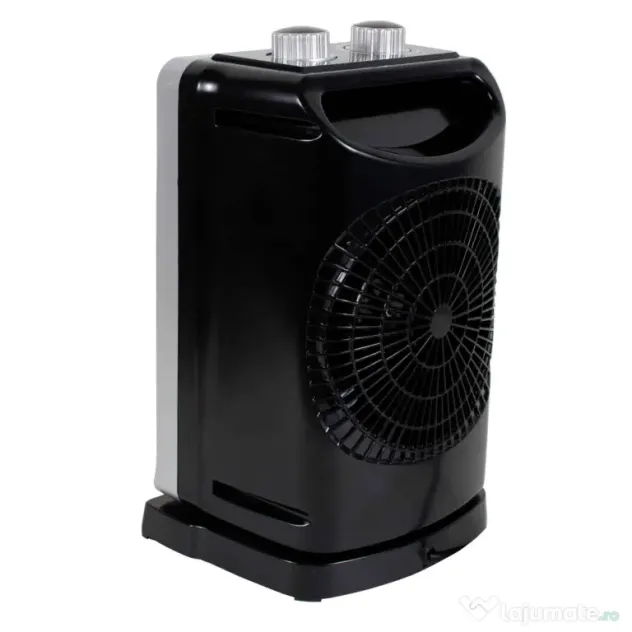 Aeroterma Ceramica, Putere 2000W, 2 trepte de reglare, Termostat reglabil, Functie oscilatie, Sistem siguranta impotriva rasturnarii si supraincalzirii / ZLN 3215