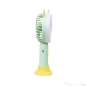 Ventilator de mana, alimentare USB, 3.7w, 3 viteze si suport, verde / ZTS 8241 