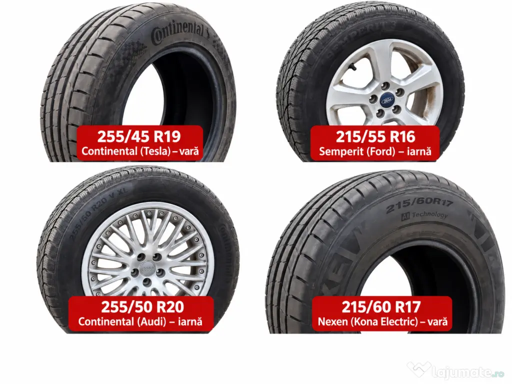 Seturi anvelope si roti complete Tesla Kona Ford Audi – vara / iarna