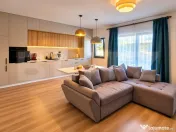 Apartament cu 2 camere, 57 mp, debara, gradina 23 mp, parcar 