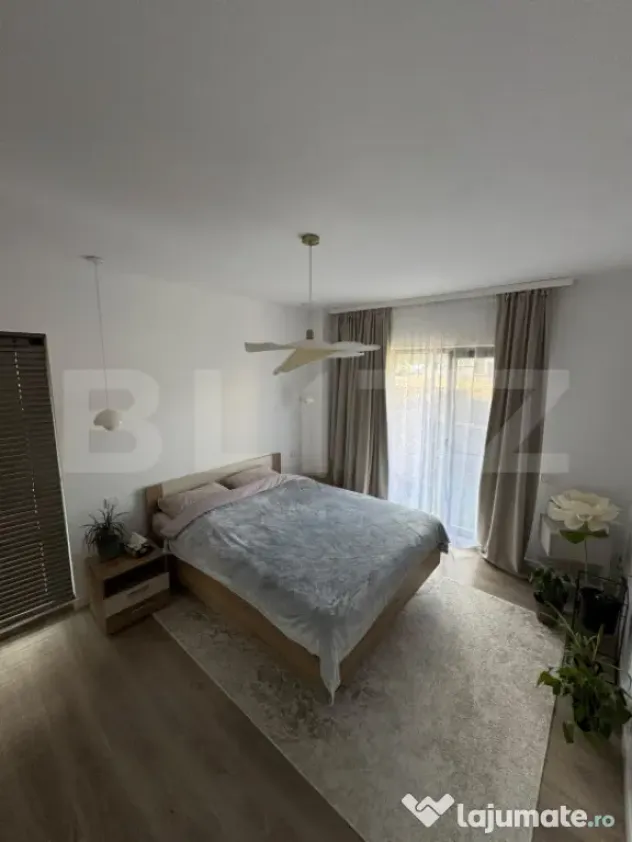 Apartament cu 2 camere, 57 mp, debara, gradina 23 mp, parcar - Floresti (Cluj)