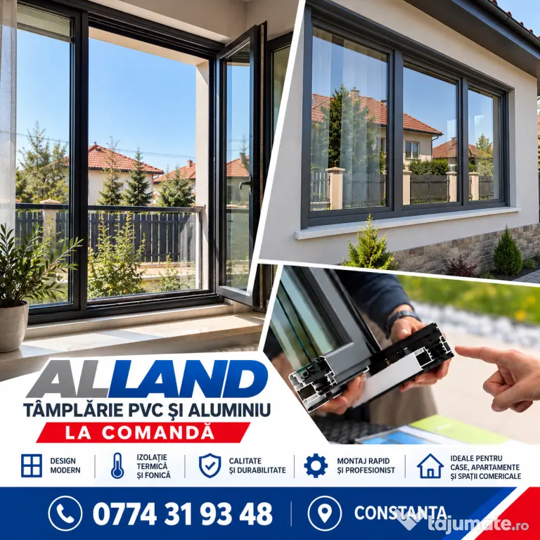 Tamplarie PVC si Aluminiu la comanda - Ferestre si Uși - Termopan/Tripan