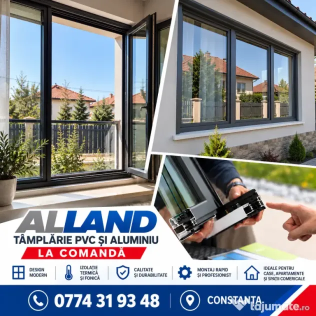 Tamplarie PVC si Aluminiu la comanda - Ferestre si Uși - Termopan/Tripan