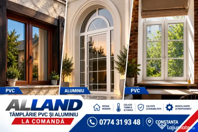 Tamplarie PVC si Aluminiu la comanda - Ferestre si Uși - Termopan/Tripan