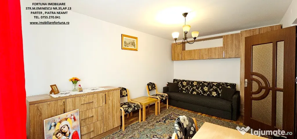Apartament 1 camera cochet, ingrijit,mobilat si utilat,zona Orion - Piatra-Neamt (Neamt)