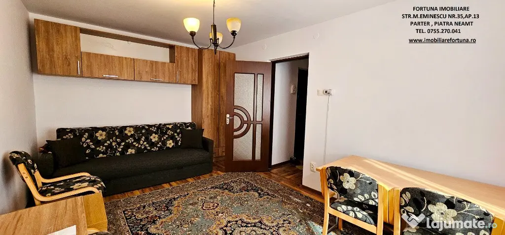 Apartament 1 camera cochet, ingrijit,mobilat si utilat,zona Orion - Piatra-Neamt (Neamt)