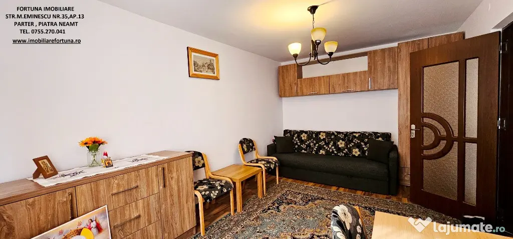 Apartament 1 camera cochet, ingrijit,mobilat si utilat,zona Orion - Piatra-Neamt (Neamt)