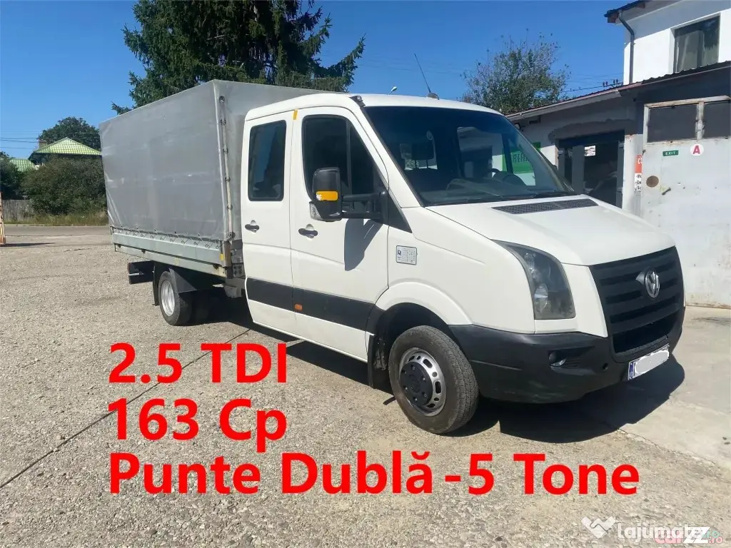 Volkswagen VW Crafter / Punte dublă / 163 Cp / DOKA / permis cat C variante auto - Piatra-Neamt (Neamt)
