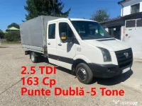 Volkswagen VW Crafter / Punte dublă / 163 Cp / DOKA / permis cat C variante auto 