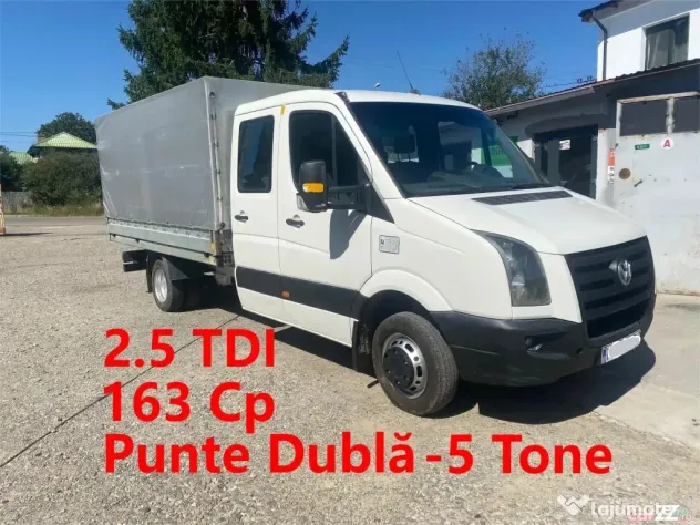 Volkswagen VW Crafter / Punte dublă / 163 Cp / DOKA / permis cat C variante auto - Piatra-Neamt (Neamt)