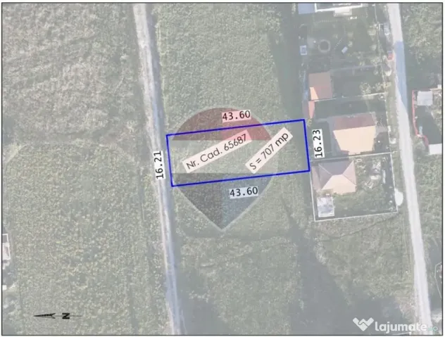 Teren rezidențial 707 mp, Cartier Viena, Oradea, Sânmartin și Cihei - Cihei (Bihor)