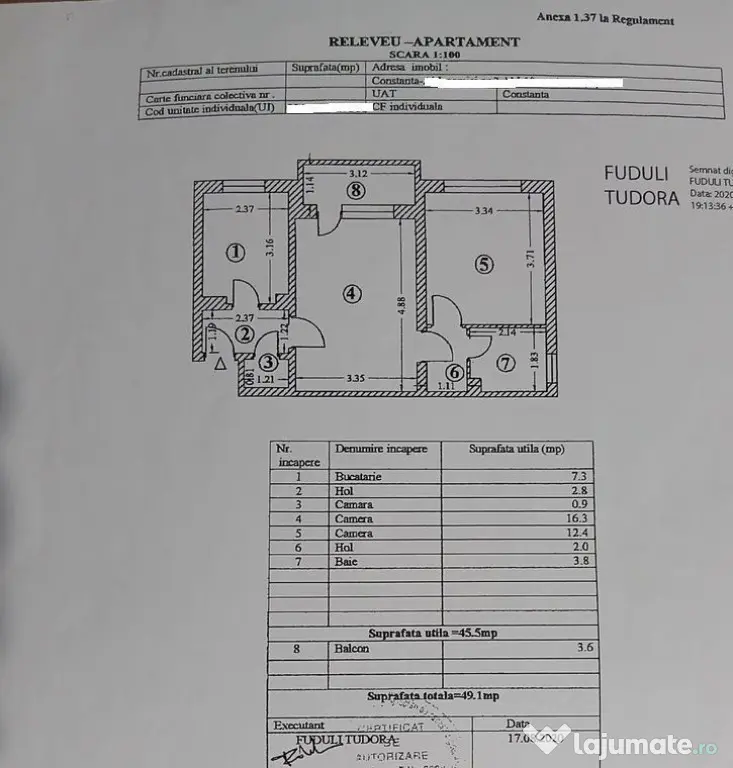City park- apartament 2 camere 49 mp liber - Constanta (Constanta)