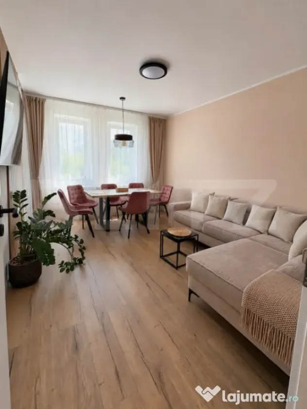 Apartament 3 camere de vanzare, decomandat, 63 mp, zona Bros - Sibiu (Sibiu)