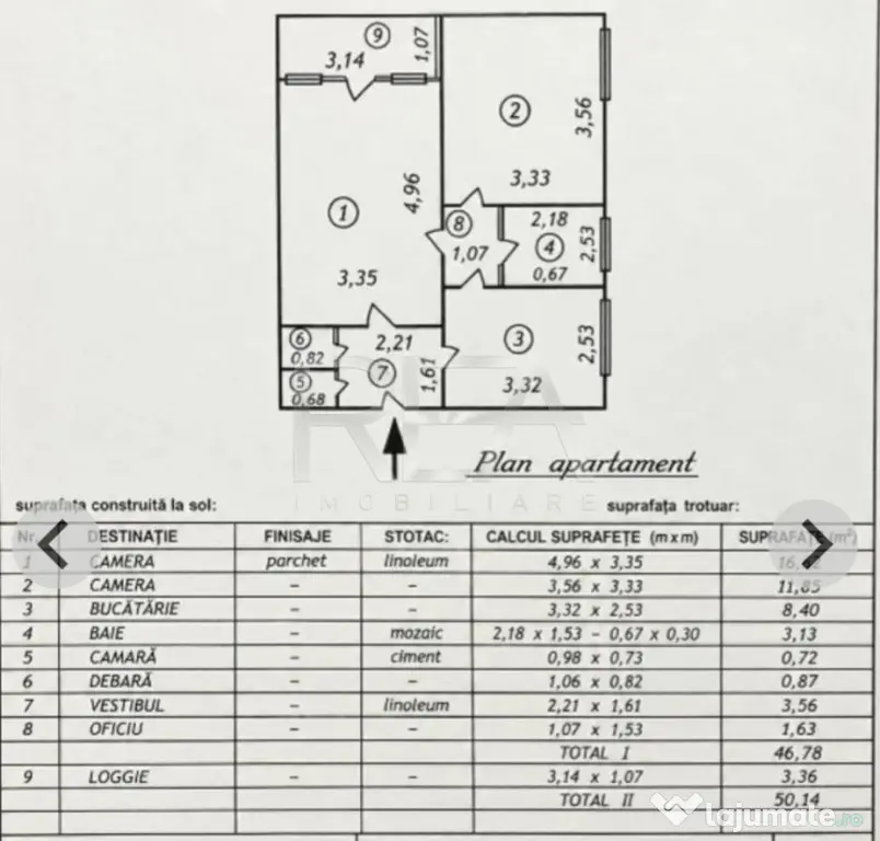 2 camere, 3/10, 50mp-Drumul Taberei-Aleea Compozitorilor - Bucuresti (Bucuresti-Ilfov)