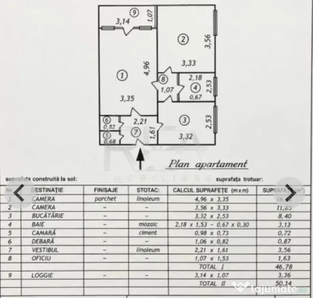 2 camere, 3/10, 50mp-Drumul Taberei-Aleea Compozitorilor - Bucuresti (Bucuresti-Ilfov)