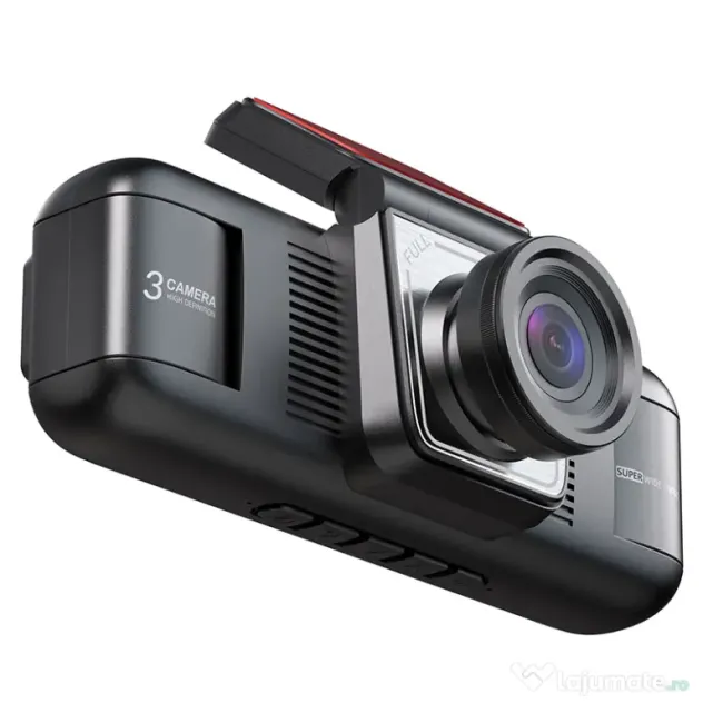 Camera Auto DVR 4 Canale 1080p FullHD, Night Vision, Ecran IPS 2"