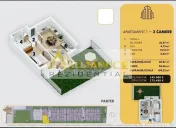 5 MINUTE M. BERCENI - 2 CAMERE + CURTE - 109 mp - 175.450eur 