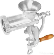 Mașină manuală de tocat carne KraftDele KD4192, mărimea 10, cu site și pâlnii pentru cârnați 