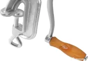 Mașină manuală de tocat carne KraftDele KD4192, mărimea 10, cu site și pâlnii pentru cârnați 