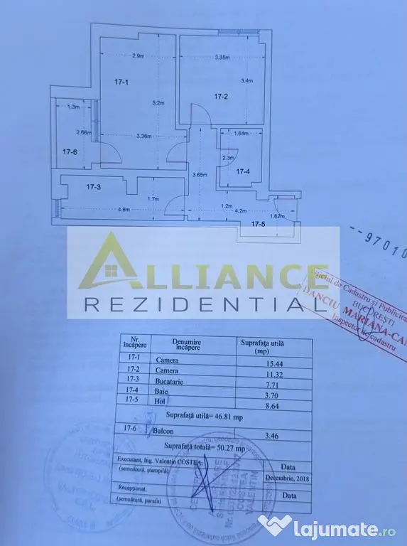 2 CAMERE DECOMANDAT | 50 MP | BLOC 2018 | LIFT | PARCARE | METROU - Bucuresti (Bucuresti-Ilfov)