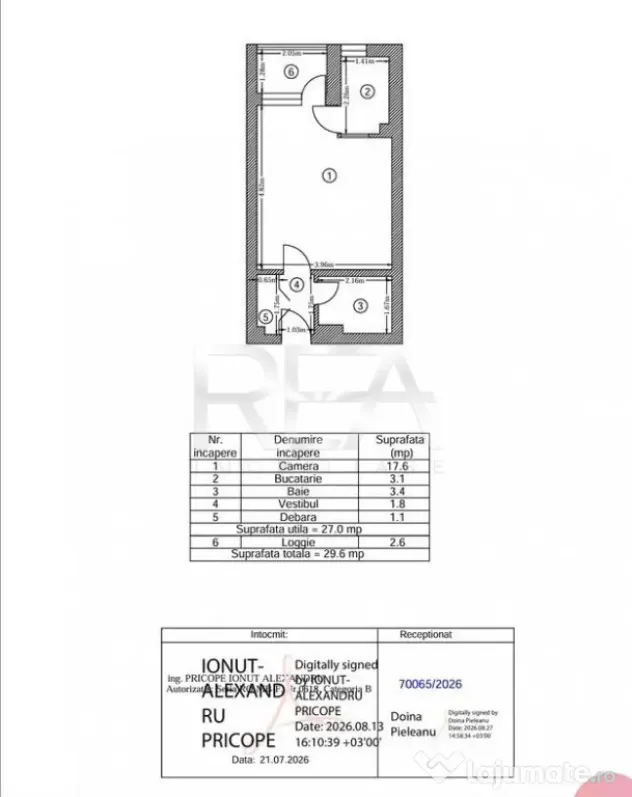 Garsonieră renovata în 2020, etaj 6/9, Drumul Taberei - Bucuresti (Bucuresti-Ilfov)